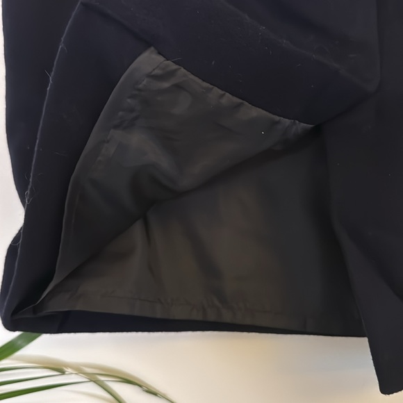 J crew - the pencil skirt - navy blue wool pencil skirt w pockets size 12 - Picture 5 of 9